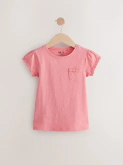 Next Bleu/rose/blanc - Lot 3 t-shirts Daisy Trim (1.5-16ans)