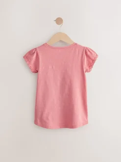 Next Bleu/rose/blanc - Lot 3 t-shirts Daisy Trim (1.5-16ans)