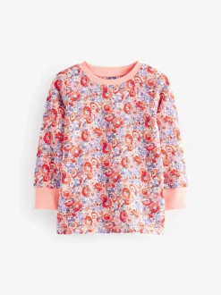 Next Bleu/Rouge Fleuri - Lot de 3 pyjamas à se blottir Cath Kidston Clearance