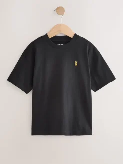 Next Bleu/rouille/kaki/noir - Lot 4 t-shirts décontractés à manches courtes (3-16ans) Hot