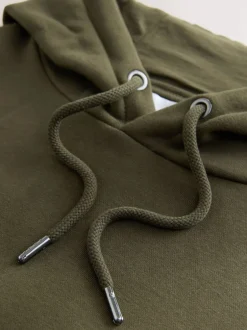 Next Bleu/vert kaki - Lot de 2 sweats à capuche en jersey riche en coton