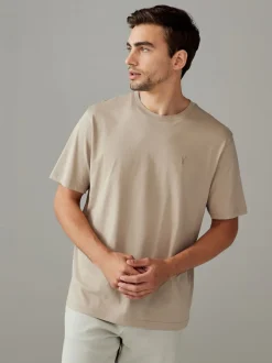 Next - Ajustement régulier - T-shirt 4 Pack Bleu/Vert/Neutre/Brown Online