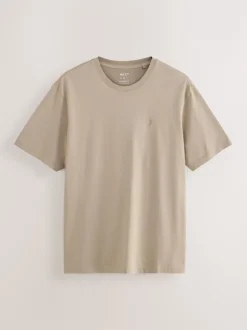 Next - Ajustement régulier - T-shirt 4 Pack Bleu/Vert/Neutre/Brown Online