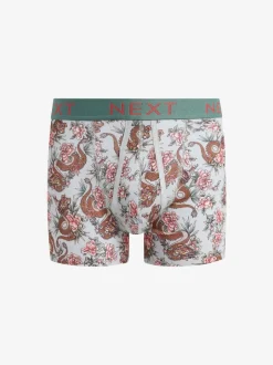 Next Bleu/Violet - animal - Caleçon A-Front 4 Pack New