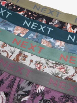 Next Bleu/Violet - animal - Caleçon A-Front 4 Pack New