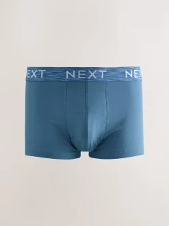 Next - Boxers hipsters riches en coton mélangé Bleu/violet/rouge