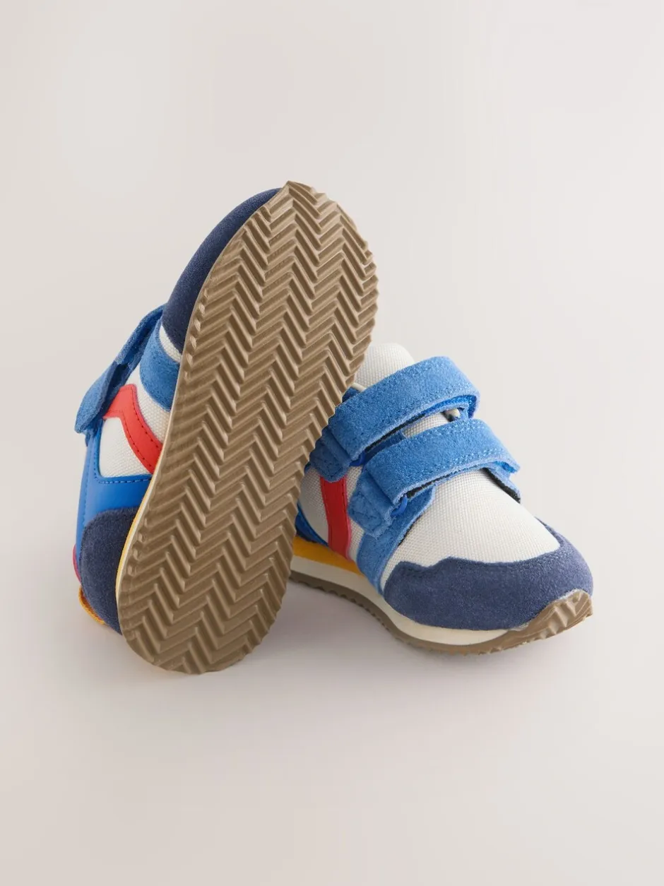 Next Bloc de couleur - Baskets à deux lanières à fermeture tactile