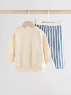 Next Blue Milk Club - Ensemble Sweat-shirt et Leggings bébé (0mois-3ans) Best