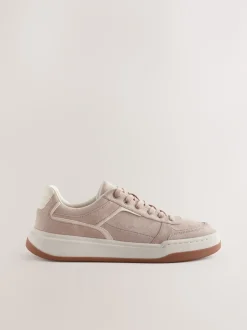 Next Blush Rose - Forever Comfort® Panelled Retro À lacets Trainers Outlet