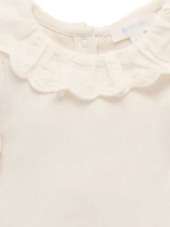 Purebaby Body Volant Pointelle Hot