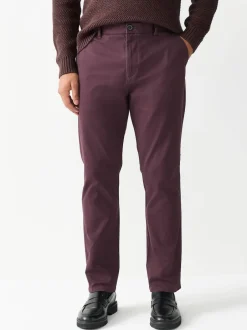 Next - Slim Fit (Slim Fit) - Pantalon chino stretch bordeaux