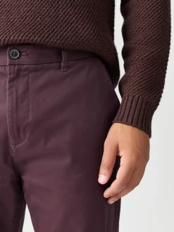 Next - Slim Fit (Slim Fit) - Pantalon chino stretch bordeaux