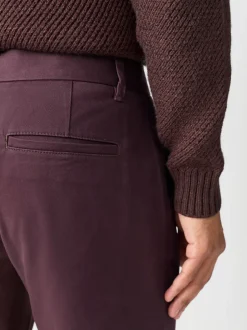 Next - Slim Fit (Slim Fit) - Pantalon chino stretch bordeaux