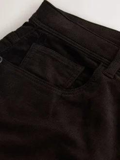 Next Bordeaux foncé - Pantalons Motionflex extensibles en velours côtelé Online