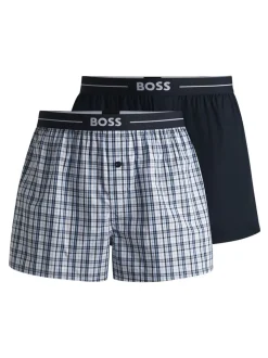 BOSS 100% coton Lounge Jersey Shorts 2 Lot de New
