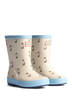 Hunter Bottes de pluie First White Wellington enfant New