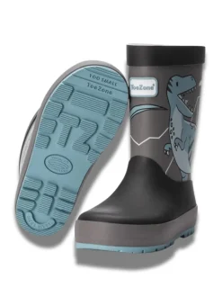 Toezone Bottes de pluie imperméables Gris Dinosaure pour GARÇON Sale