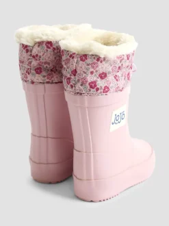 Jojo Maman Bébé Bottes de pluie à cordon de serrage doublées New