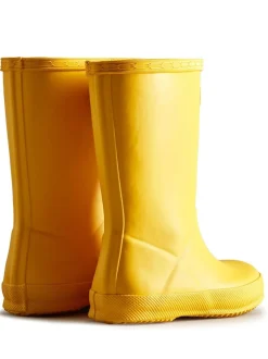 Hunter bottes en caoutchouc First Wellington jaunes pour enfant Online