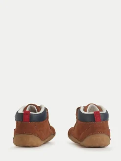 Start Rite Bottes marron Start-Rite Bébé Pip Nubuck Pre-Walking Double Rip-Tape Best
