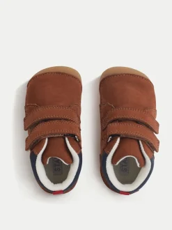 Start Rite Bottes marron Start-Rite Bébé Pip Nubuck Pre-Walking Double Rip-Tape Best
