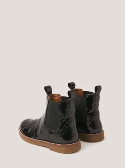 Monsoon Bottes en cuir verni New