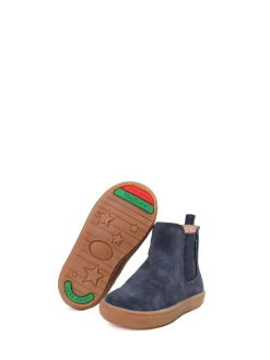 Toezone Bottes Sam Garçons en cuir daim à gousset et fermeture éclair New