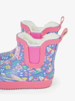 Jojo Maman Bébé Bottines à fleurs et doublure confortable Clearance