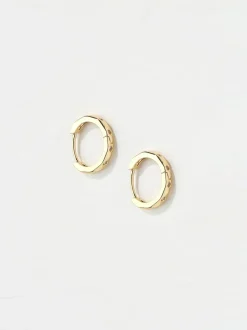 Fat Face Boucles d’oreilles FatFace Huggie Hoops à pierres précieuses