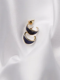 Fat Face Boucles d’oreilles FatFace Huggie en émail Clearance