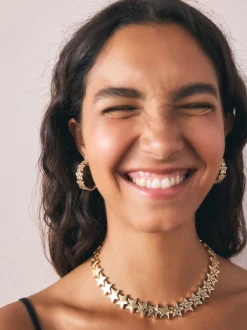 Rockett St George Boucles d’oreilles avec étoile scintillante Hot