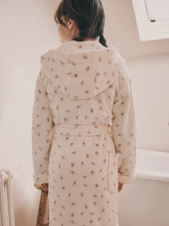 Next Bouton de rose crème - Robe de chambre en polaire (9 mois à 16 ans) Sale
