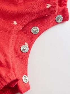 Next Boutonné imprimé Cœur Rouge - Barbotteuses Outlet