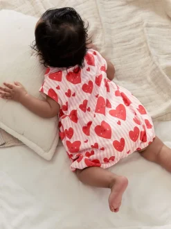 Next Boutonné imprimé Cœur Rouge - Barbotteuses Outlet