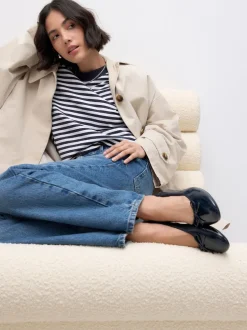 Next - Ballerines à bout rond Brevet de la Marine Sale