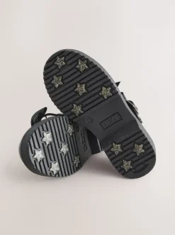 Next Brevet noir - Chaussures d’école Mary Jane épaisses à nœud