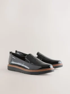 Next Brevet noir - Mocassins Forever Comfort® à enfiler propres à semelle épaisse Online