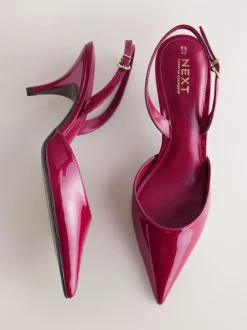 Next Brevet rose - Chaussures à talons Forever Comfort® à bout pointu et à bride arrière