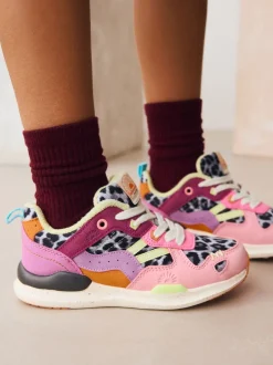 Next brillant - Baskets à lacets color block Online