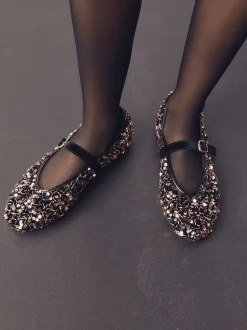 Next bronze - Chaussures Forever Comfort® Mary Jane avec ornements de sequins Discount