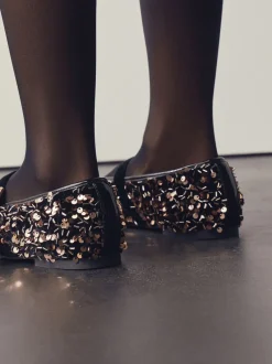 Next bronze - Chaussures Forever Comfort® Mary Jane avec ornements de sequins Discount