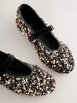 Next bronze - Chaussures Forever Comfort® Mary Jane avec ornements de sequins Discount