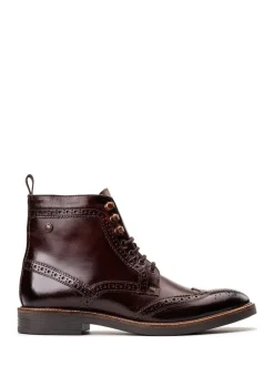 Base London Brun brûlé - Bristol Brogue Boot Discount