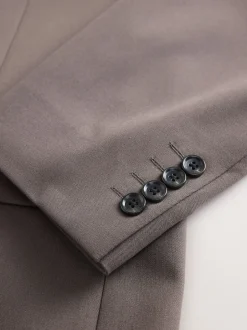 Next Brun clair - - Veste de costume stretch Motionflex Ajustement régulier