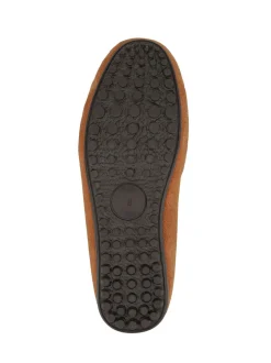 Jones Bootmaker Brun foncé - Chaussons Zap en cuir style mule Clearance