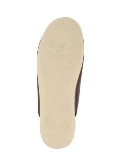 Pavers Brun foncé - Chaussons mules de soutien Coupe large Hot