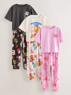 Next Brunch Club - Lot de 3 joggings de pyjama (3-16ans)