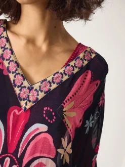 Monsoon Caftan Abbie Imprimé Fleuri Best