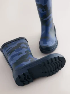 Next - Bottes en caoutchouc Camo bleu Online