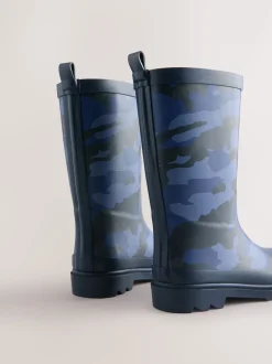Next - Bottes en caoutchouc Camo bleu Online